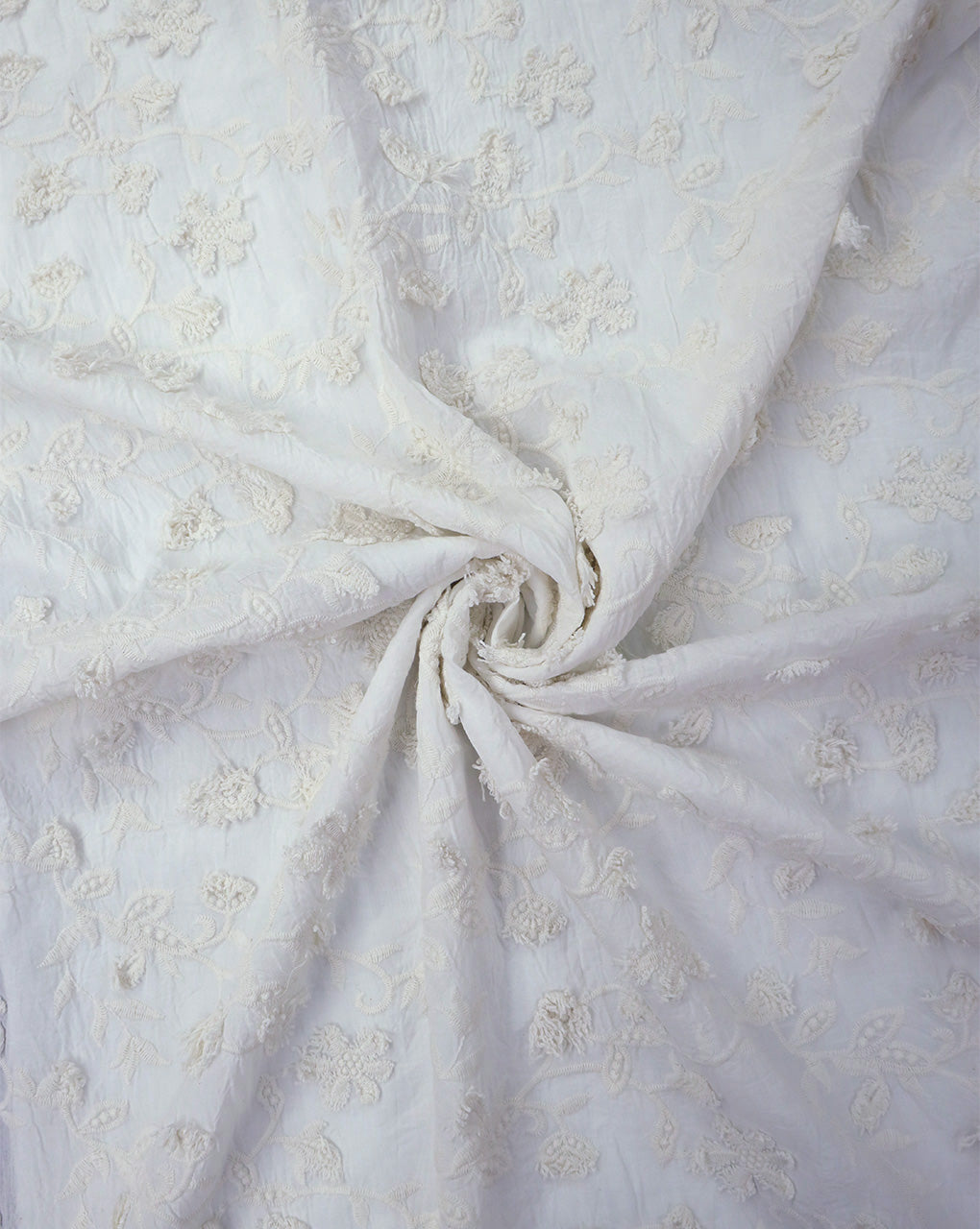 RFD COTTON 3D SCHIFFLI EMBROIDERY FABRIC