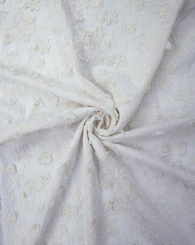 RFD COTTON 3D SCHIFFLI EMBROIDERY FABRIC