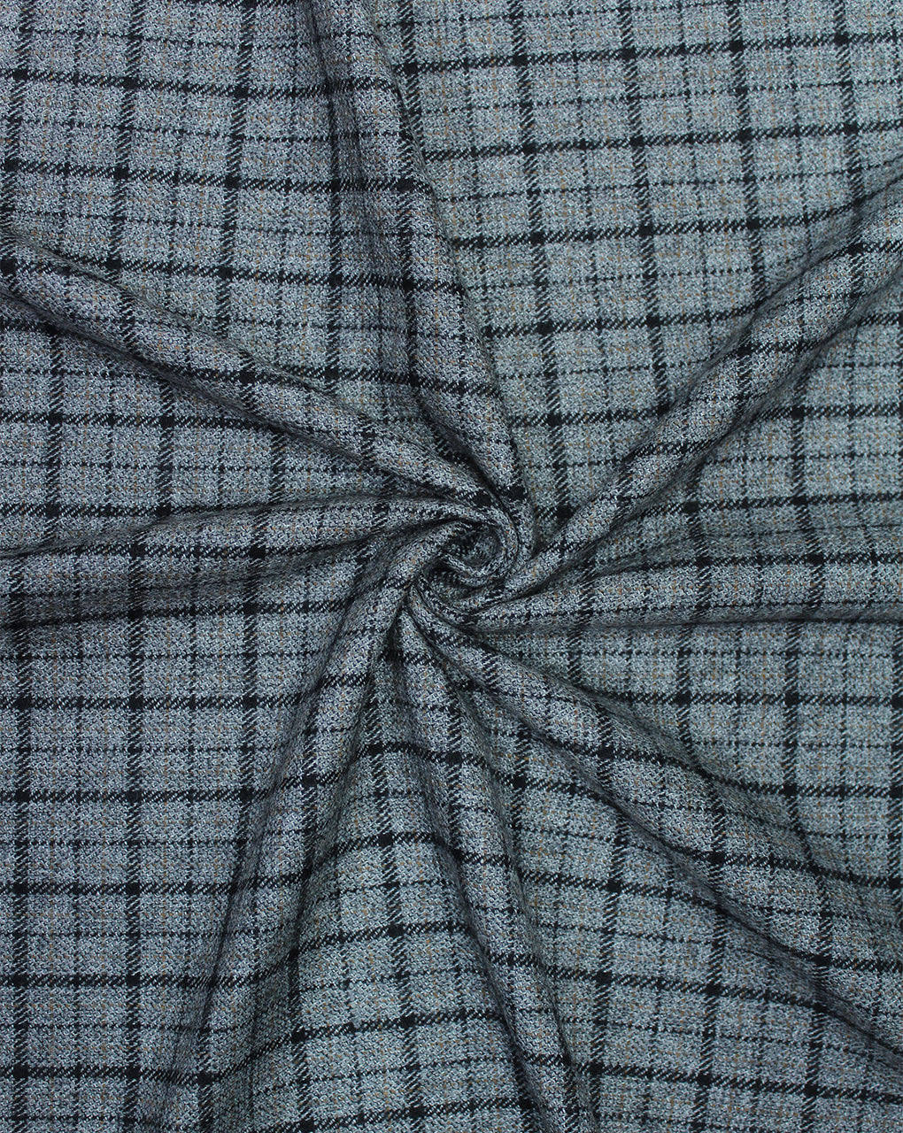 CHECKS WOOLEN TWEED FABRIC (WIDTH 56 INCHES)