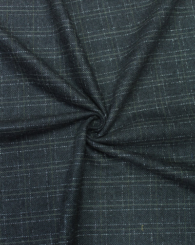 CHECKS WOOLEN TWEED FABRIC (WIDTH 56 INCHES)