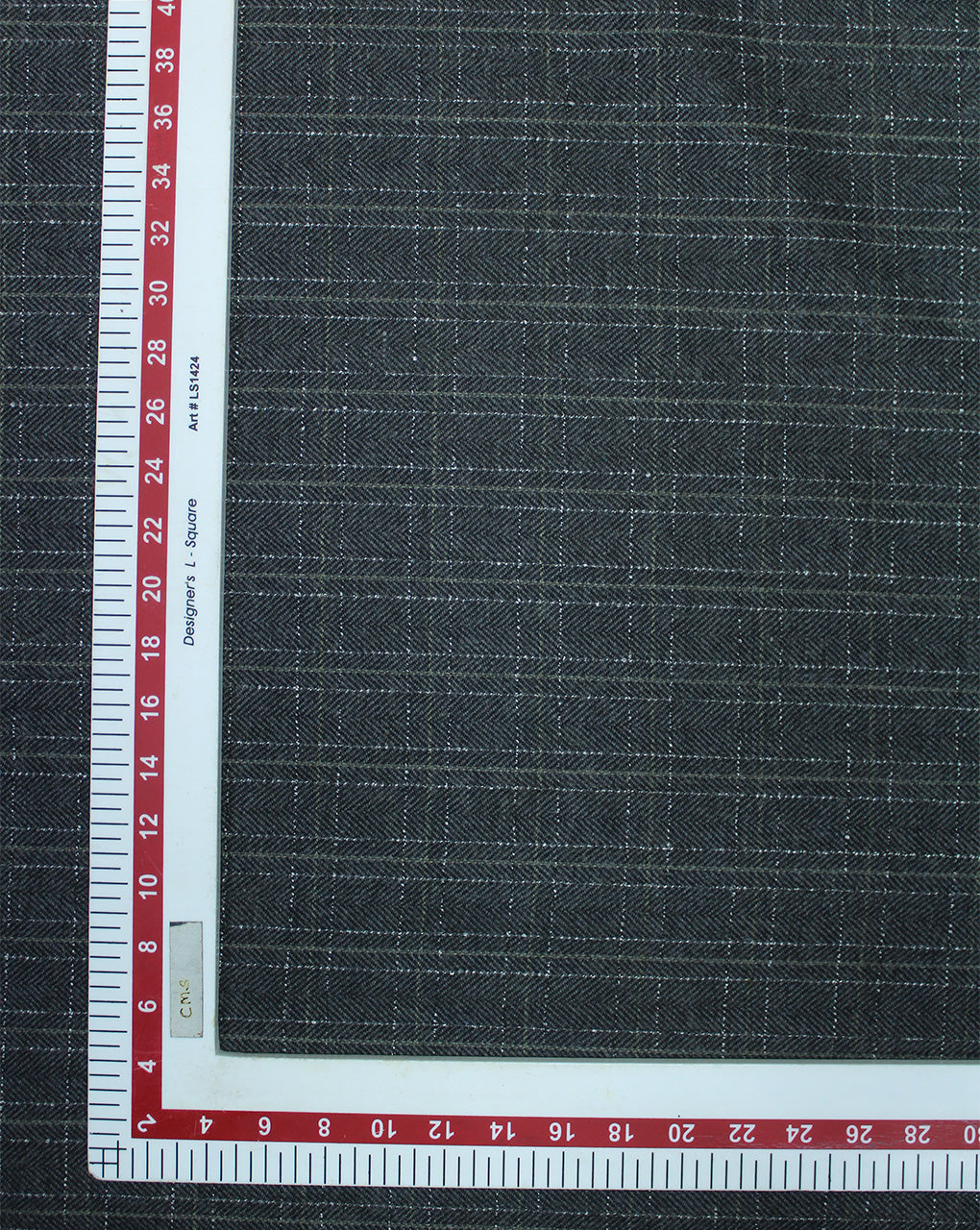 CHECKS WOOLEN TWEED FABRIC (WIDTH 56 INCHES)