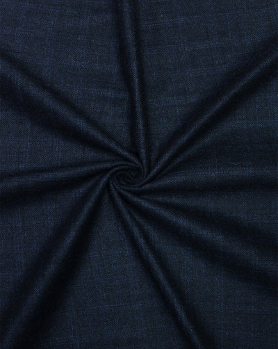 CHECKS WOOLEN TWEED FABRIC (WIDTH 56 INCHES)