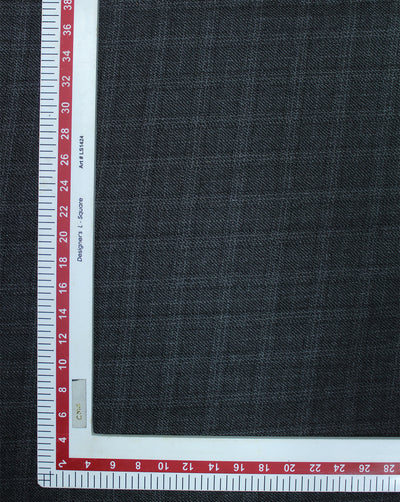 CHECKS WOOLEN TWEED FABRIC (WIDTH 56 INCHES)