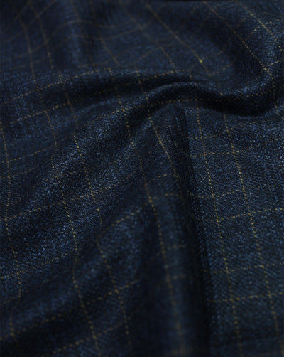 CHECKS WOOLEN TWEED FABRIC (WIDTH 56 INCHES)