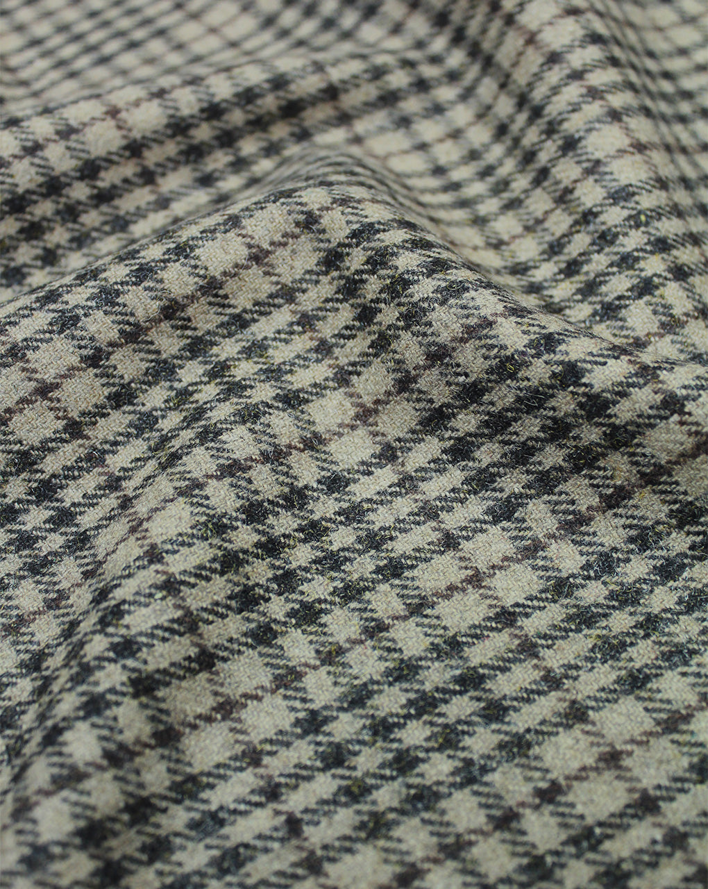 CHECKS WOOLEN TWEED FABRIC (WIDTH 56 INCHES)
