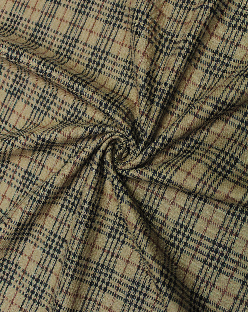 CHECKS WOOLEN TWEED FABRIC (WIDTH 56 INCHES)