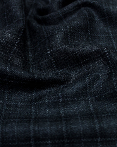 CHECKS WOOLEN TWEED FABRIC