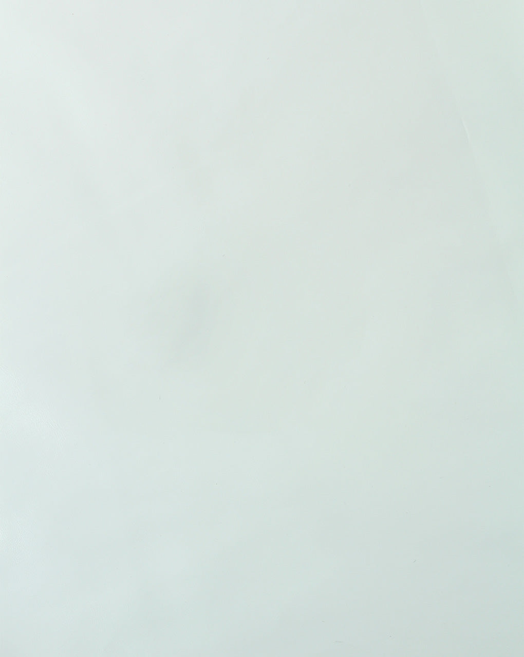 WHITE LEATHERITE FABRIC WITH SUEDE LINING