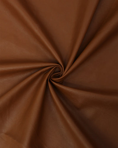 BROWN LEATHERITE FABRIC (WIDTH-56 INCHES)