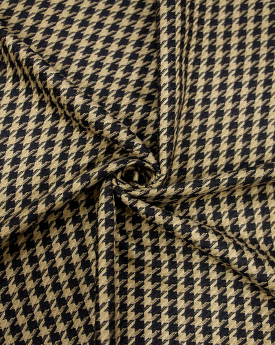 CHECKS WOOLEN TWEED FABRIC