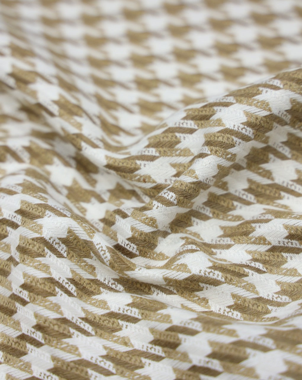 CHECKS WOOLEN TWEED FABRIC