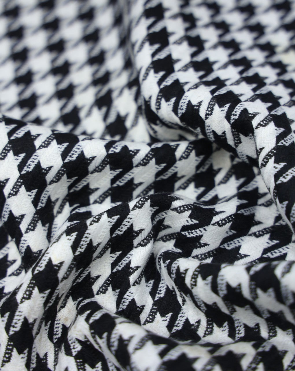 CHECKS WOOLEN TWEED FABRIC