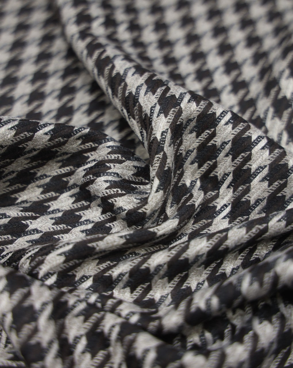 CHECKS WOOLEN TWEED FABRIC