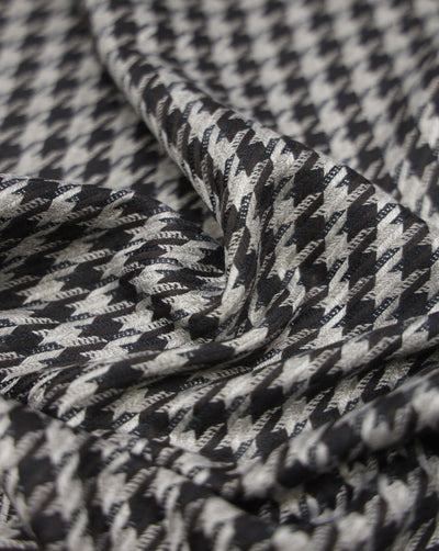 CHECKS WOOLEN TWEED FABRIC