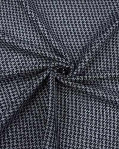 CHECKS WOOLEN TWEED FABRIC