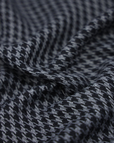 CHECKS WOOLEN TWEED FABRIC