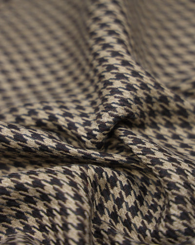 CHECKS WOOLEN TWEED FABRIC