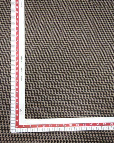 CHECKS WOOLEN TWEED FABRIC