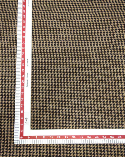 CHECKS WOOLEN TWEED FABRIC