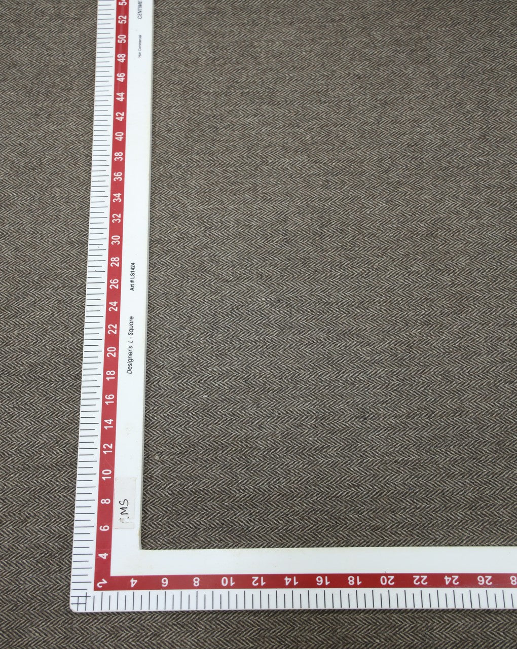 HERRINGBONE WOOLEN TWEED FABRIC