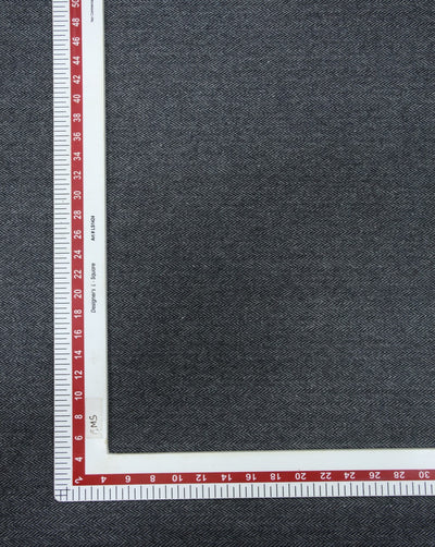 HERRINGBONE WOOLEN TWEED FABRIC