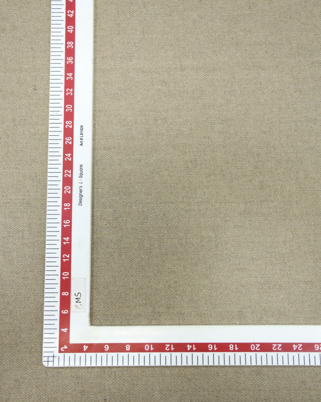 HERRINGBONE WOOLEN TWEED FABRIC