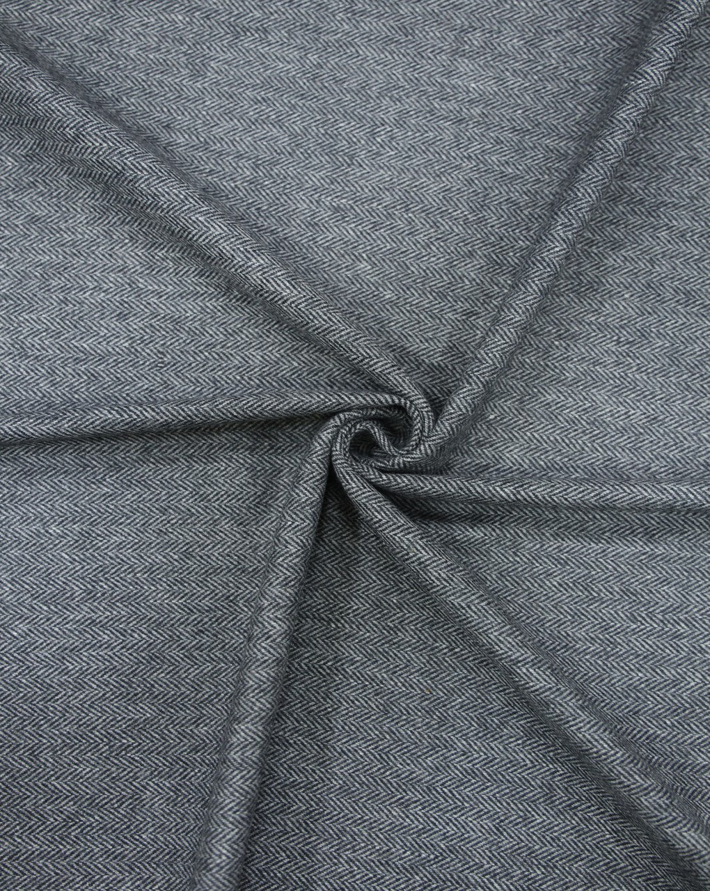 HERRINGBONE WOOLEN TWEED FABRIC
