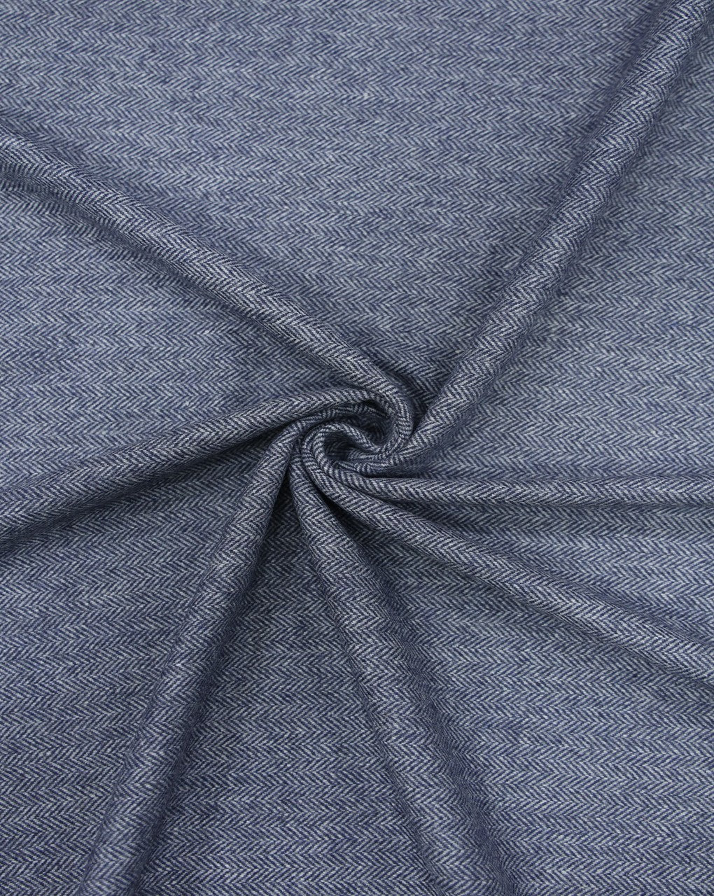 HERRINGBONE WOOLEN TWEED FABRIC