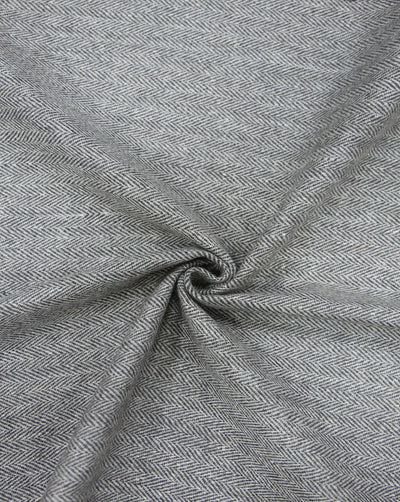 HERRINGBONE WOOLEN TWEED FABRIC