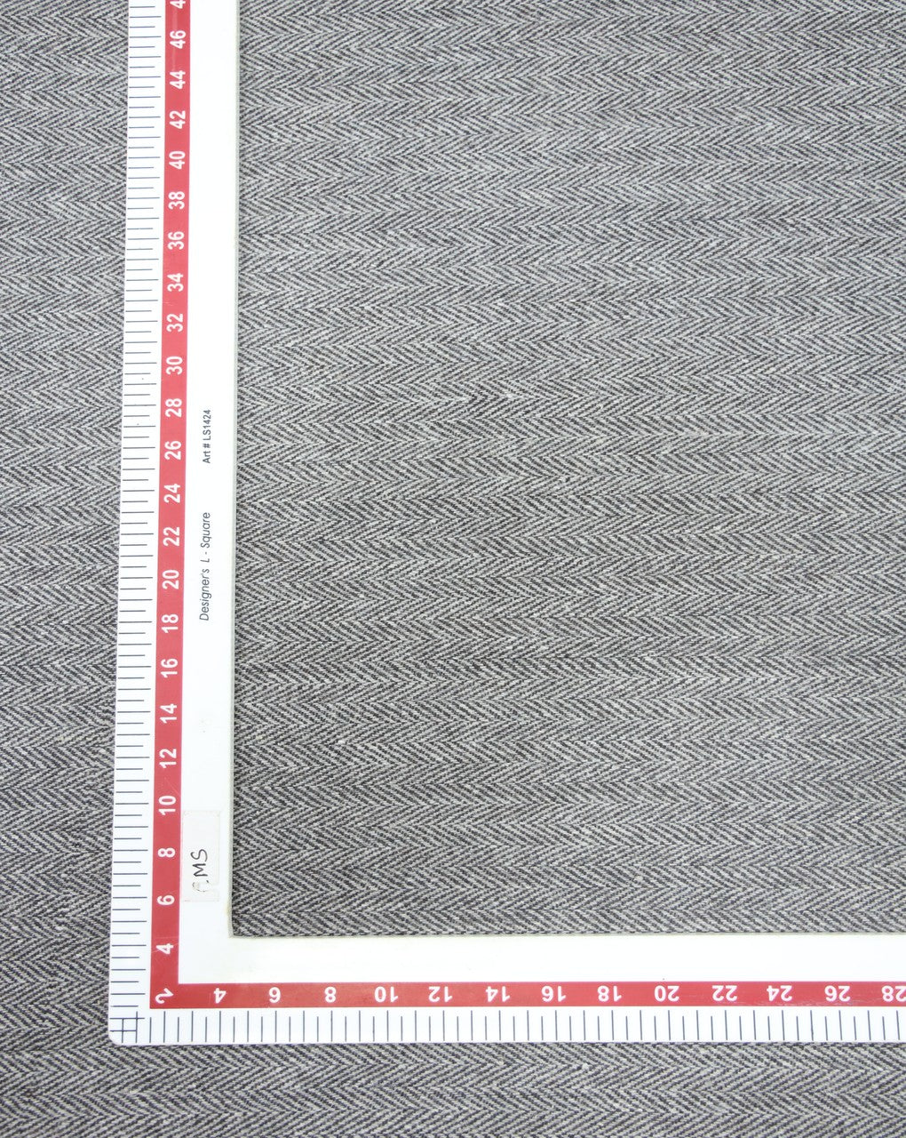 HERRINGBONE WOOLEN TWEED FABRIC