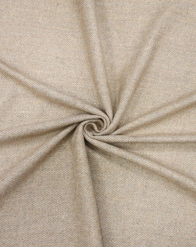 HERRINGBONE WOOLEN TWEED FABRIC