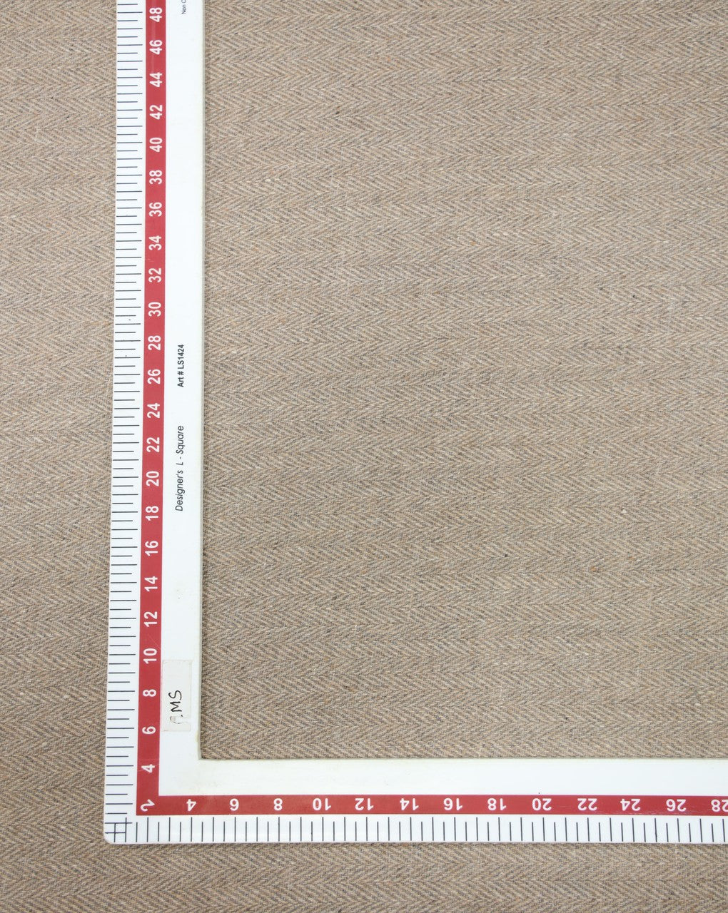 HERRINGBONE WOOLEN TWEED FABRIC