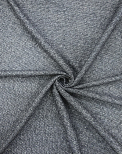 HERRINGBONE WOOLEN TWEED FABRIC