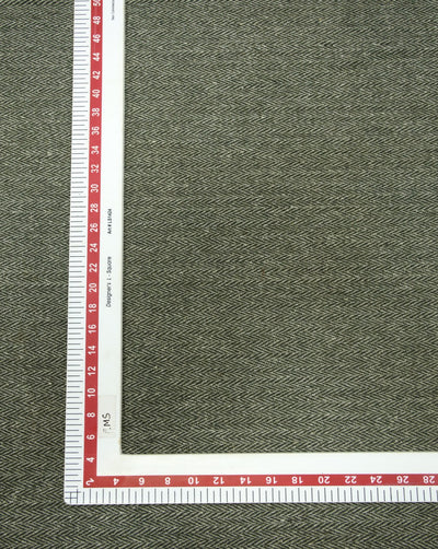 HERRINGBONE WOOLEN TWEED FABRIC