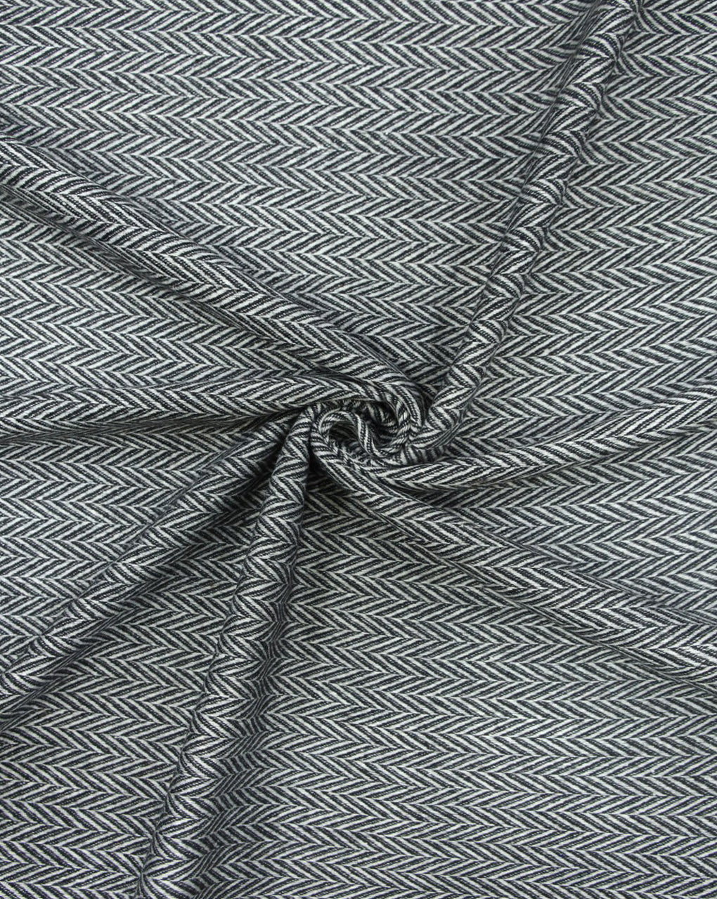 HERRINGBONE WOOLEN TWEED FABRIC
