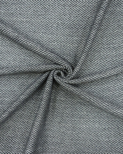HERRINGBONE WOOLEN TWEED FABRIC