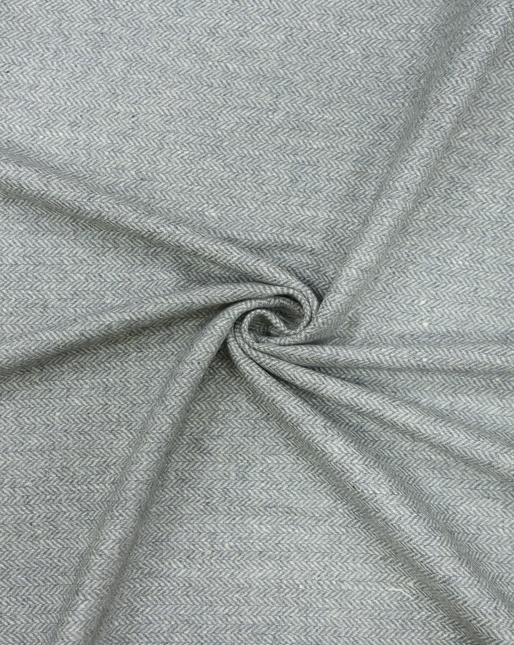 HERRINGBONE WOOLEN TWEED FABRIC