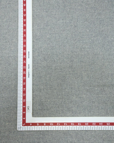 HERRINGBONE WOOLEN TWEED FABRIC