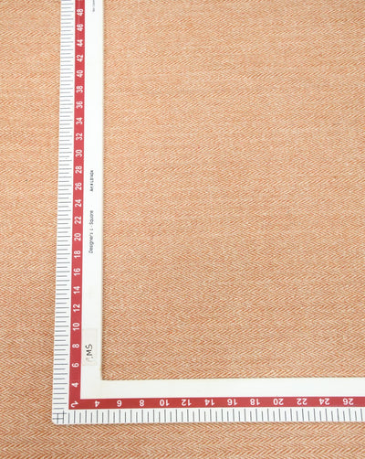 HERRINGBONE WOOLEN TWEED FABRIC