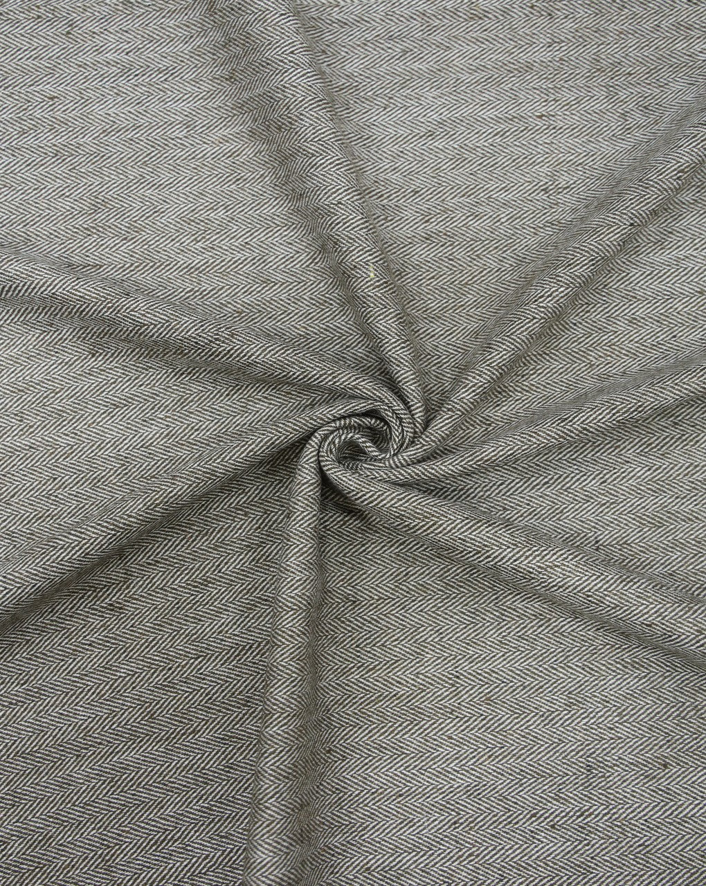 HERRINGBONE WOOLEN TWEED FABRIC