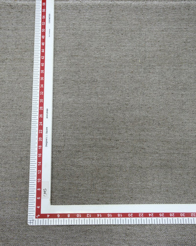 HERRINGBONE WOOLEN TWEED FABRIC