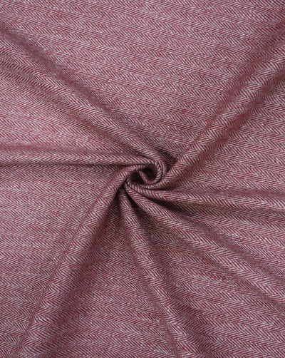 HERRINGBONE WOOLEN TWEED FABRIC