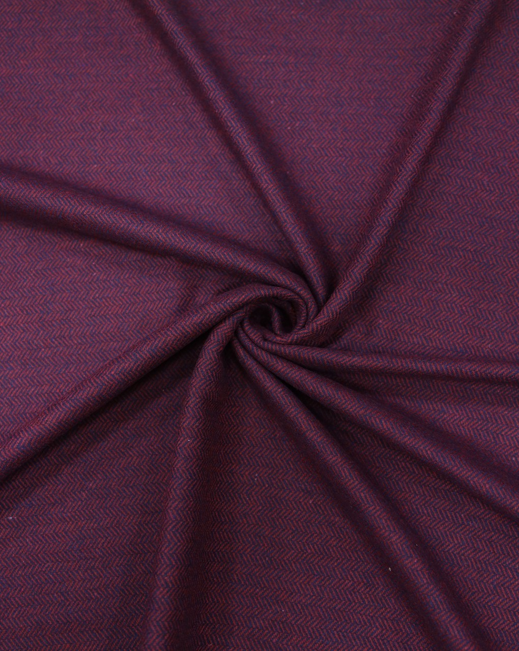 HERRINGBONE WOOLEN TWEED FABRIC