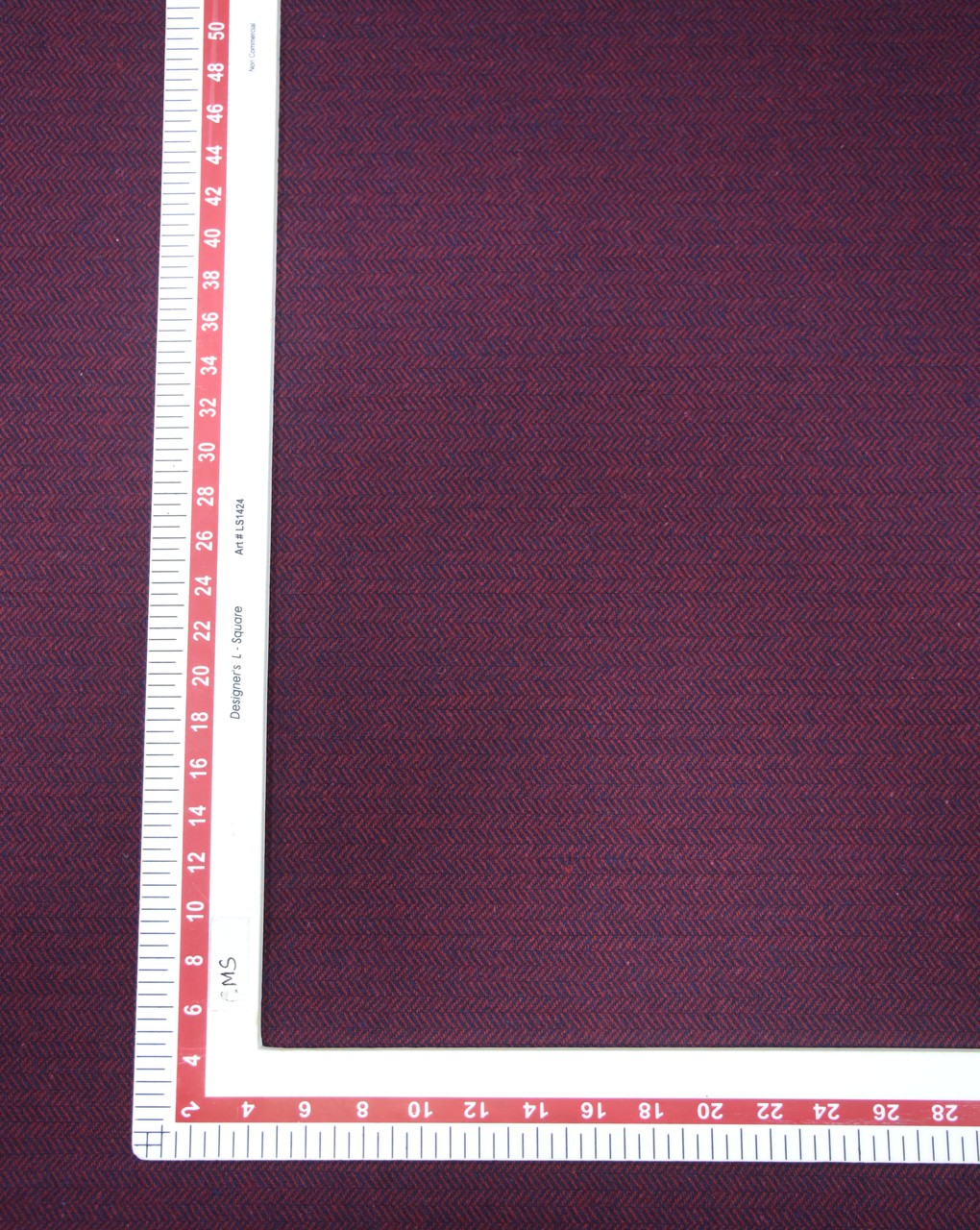 HERRINGBONE WOOLEN TWEED FABRIC