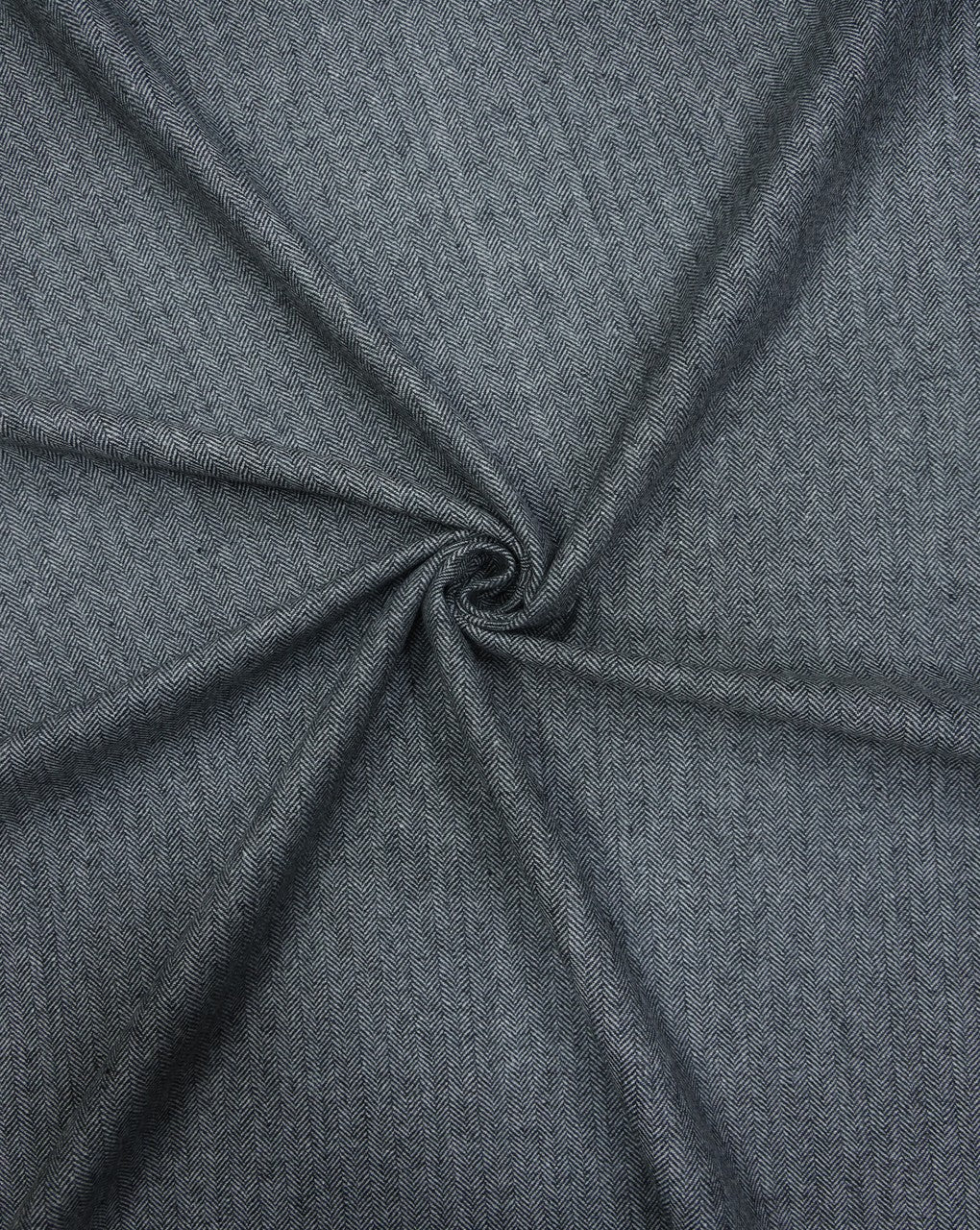 HERRINGBONE WOOLEN TWEED FABRIC