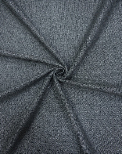 HERRINGBONE WOOLEN TWEED FABRIC