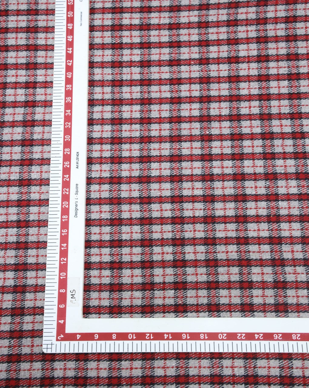 CHECKS WOOLEN TWEED FABRIC