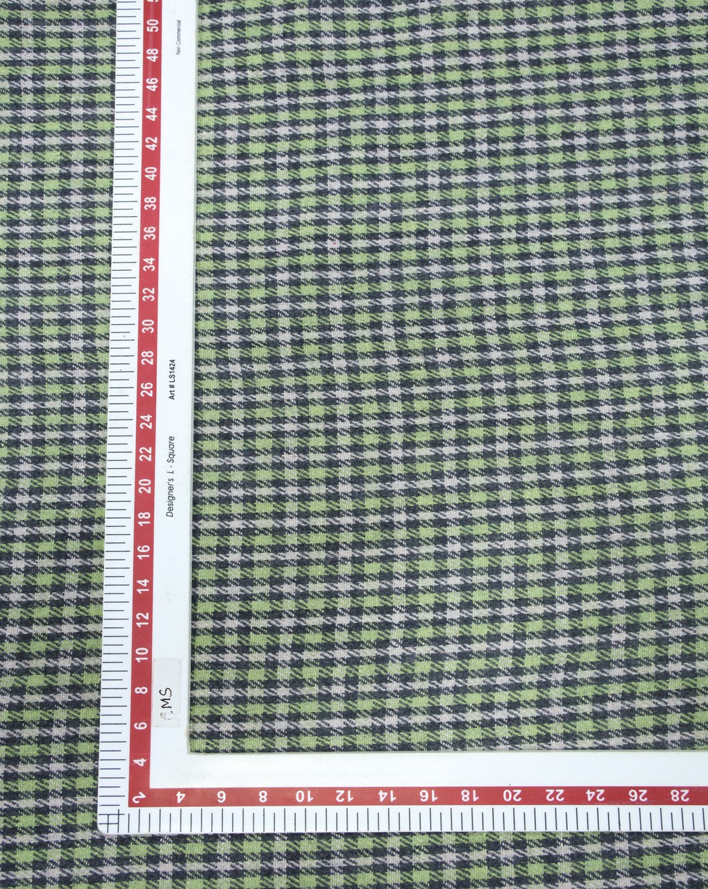 CHECKS WOOLEN TWEED FABRIC