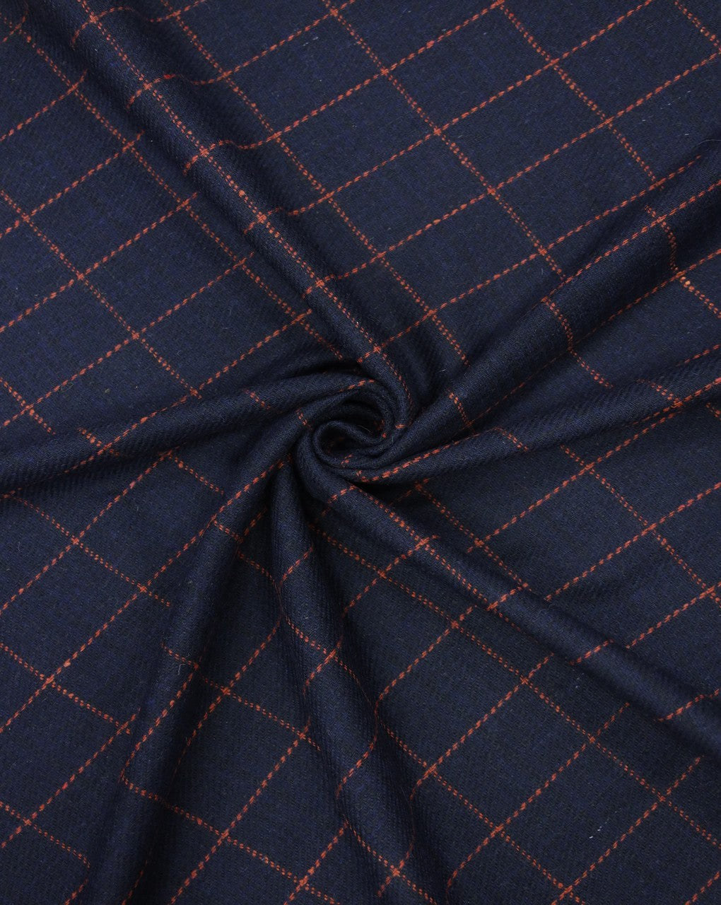 CHECKS WOOLEN TWEED FABRIC