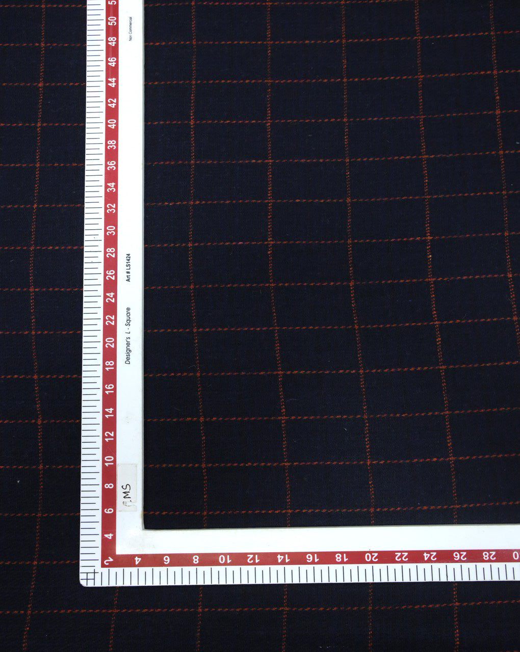 CHECKS WOOLEN TWEED FABRIC